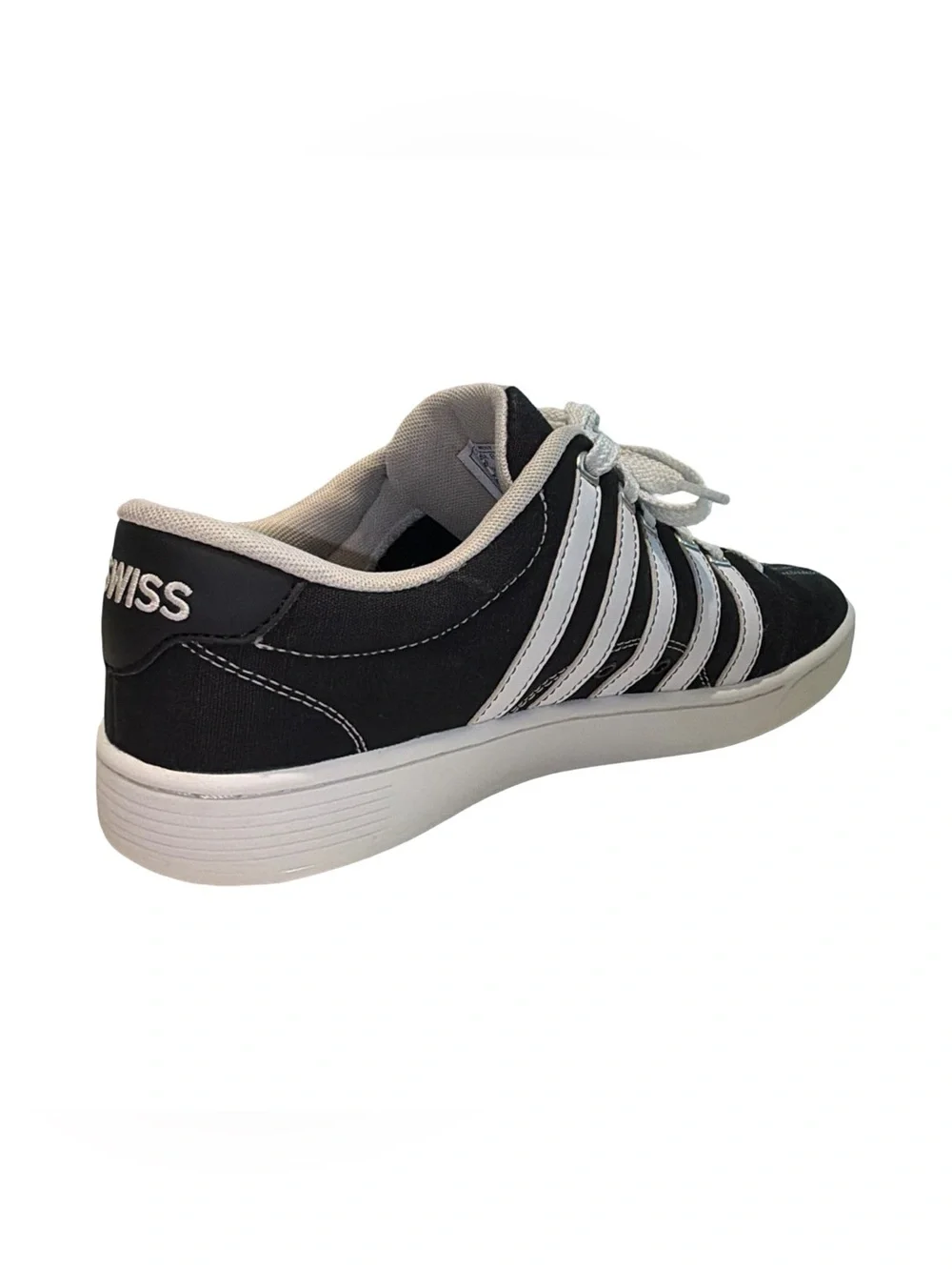 K-Swiss Men's Classic Black & White Sneakers | Swiss Luxury / Size 9